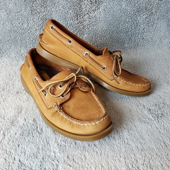 Leather topsiders Clearance